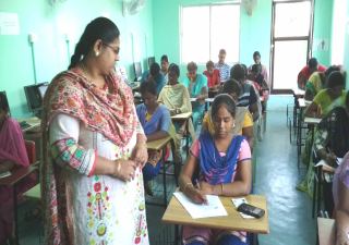 06.01.18 - PMKVY Assessment at Sholavandan Office.